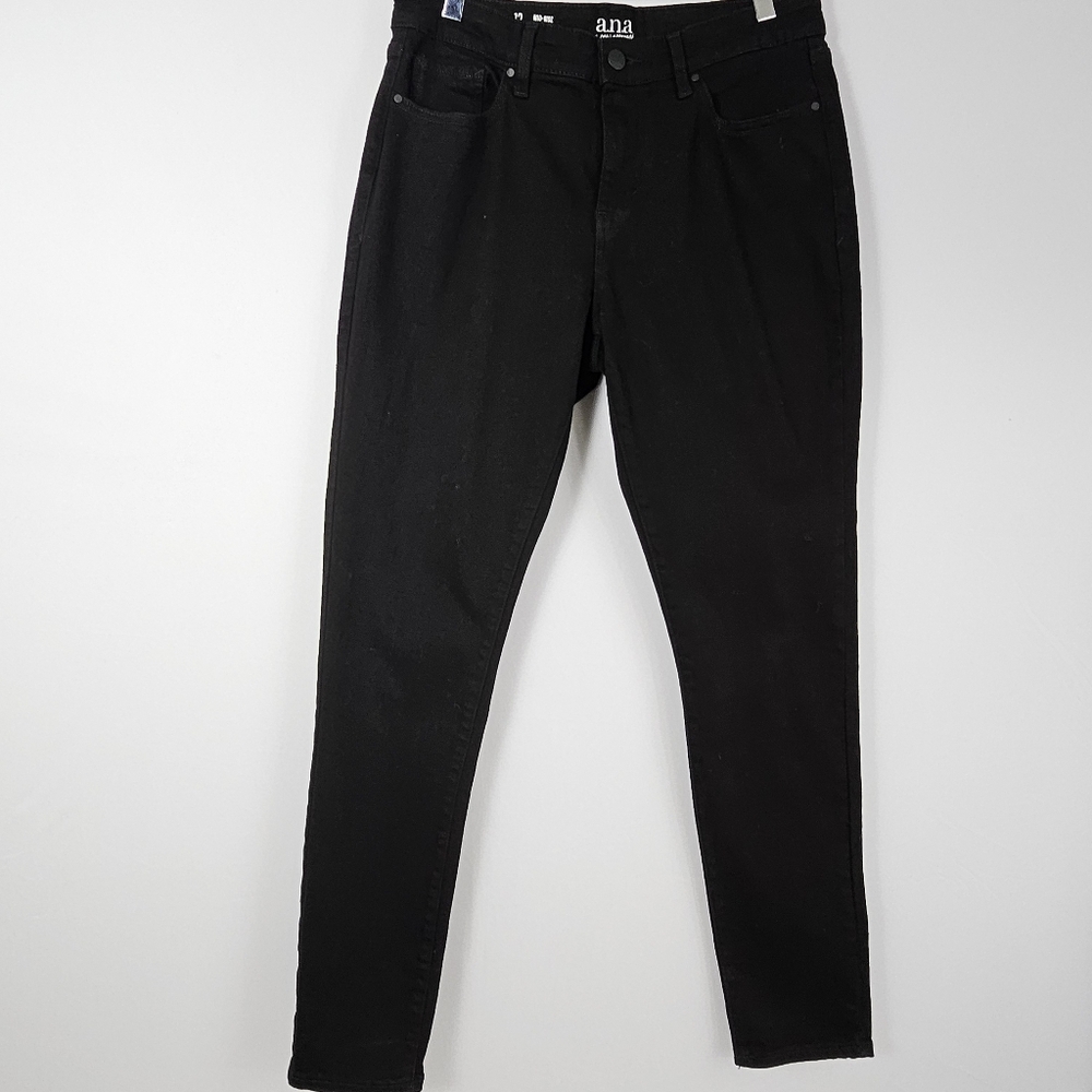 Ana midrise skinny black jeans size 12 - Picture 15 of 15